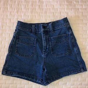 Madewell High Rise Denim Shorts